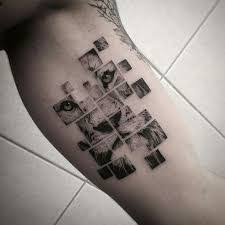 Black And White Puzzle Piece Tattoo Image Result For Medieval Lion Tattoo Diseno Del Tatuaje Del Tigre Tatuajes De Linea Tatuajes