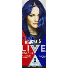 Sparks hair color is designed to be able to be mixed with other sparks colors. Schwarzkopf Live Colour Ultra Brights Electric Blue Big W