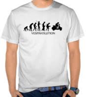 Contoh desain baju kaos komunitas vespa via media.infomugi.com. Jual Kaos Vespa Evolution Evolusi Satubaju Com