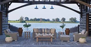 The patio bar stool is a versatile grouping that works beautifully on its own or mixes easily. Summer Classics Rustic Collection Offenbachers