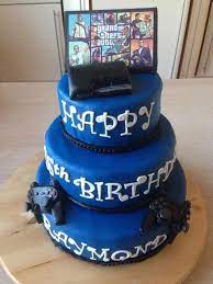 playstation taart met gta thema gta themed playstation cake playstation cake cake birthday cake