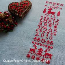 Maybe you would like to learn more about one of these? Agnes Delage Calvet Reindeer Christmas Banner Cross Stitch Pattern