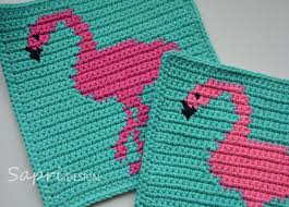 Flamingo Potholder Crochet Pattern For Beginners