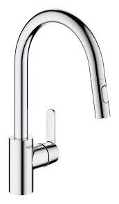 Dénicher le meilleur prix mitigeur cuisine grohe est votre rêve ? Mitigeur De Cuisine Avec Douchette Chrome Grohe Get Leroy Merlin
