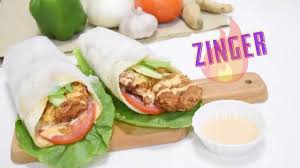 Hot Crispy Kfc Zinger Twister Chicken Wrap Homemade Tortilla Bread No Bake Belly Up Cooking Youtube