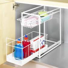Comment Organiser L Interieur Des Placards Piece Par Piece Rangement Sous Evier Etagere Coulissante Rangement Cuisine