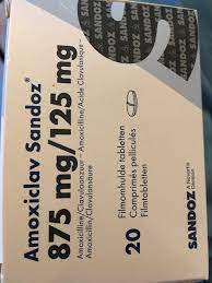 Amoxiclav Sandoz 875 Mg 125 Mg