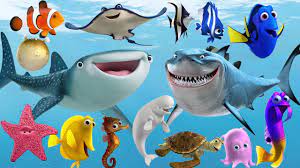 Learn Sea Animals New Disney Pixar Finding Dory Nemo Cartoon For Kids Handplaytv For Kids Stuffed Animals động Vật Youtube