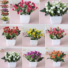 Maybe you would like to learn more about one of these? Buy Outdoor Realistic Flower Fake False Plants Flowers Artificial Garden Decor W Pot At Affordable Prices Free Shipping Real Reviews With Photos Joom
