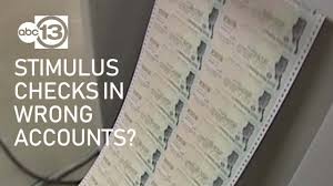 Stimulus Checks End Up In Wrong Bank Accounts Youtube