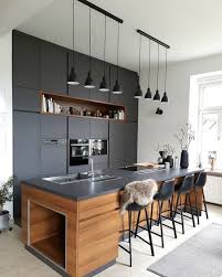 Even if you have a tiny apartment galley kitchen, you still probably have the essentials: Interior Design Home Decor On Instagram Wanna Have A Bar Styled Kitchen Setup In Your House Comme Stylish Kitchen Modern Kitchen Modern Kitchen Design