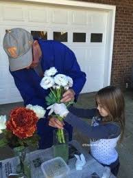 How to make silk flowers float in water. Make Fake Water For Artificial Flowers Tried And True By Trista
