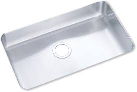 Molded from fireclay and baked at high temperatures for a nonporous and extremely durable finish that's scratch and stain resistant; Elkay Elu2816 28 Inch Undermount Single Bowl Stainless Steel Sink With 18 Gauge 3 1 2 Inch Drain And Sound Guard Undercoated 7 1 2 In Bowl Depth