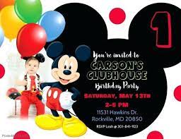 1st birthday invitation card for baby boy in marathi. 16 Awesome 1st Birthday Invitation Card In Marathi Language Image Mickey Mouse Birthday Invitations Mickey Mouse Invitation Birthday Invitation Templates