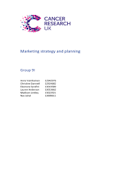 *estimated amount based on data from the ncri cancer research database (card) for 2018/19. Cancer Research Uk Marketing Strategy Report