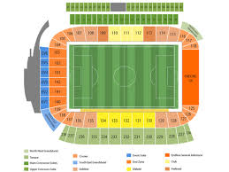 Chargers Stadium Seating Map Stubhub Center Chargers Seating