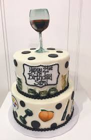 Birthday Cake With Cake Pops On Top Personalized 21st Birthday Cake With Wine Glass On Top Themed Birthday Cakes Nautical Birthday Cakes Cake