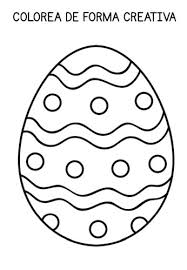 Huevo De Pascua Colorear
