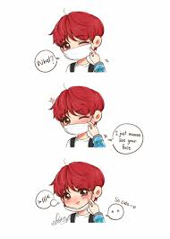 Panwink Fanart Taehyung Fanart Fan Art Character Drawing
