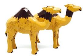 This hand carved wooden camel figurine is so perfectly finished that its cuts would tell you the story of its making. Camels Pair Of Hand Carved 3 1 8 Size Large Carving Noahs Ark Picture On Wood