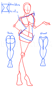 This video is all about how to draw female torsos. How To Draw Female Figures Female Figures Step By Step Drawing Guide By Neekonoir Dragoart Com
