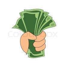 Find cartoon of a woman holding money stock video, 4k footage, and other hd footage from istock. Money In Hand Stock Vector Colourbox
