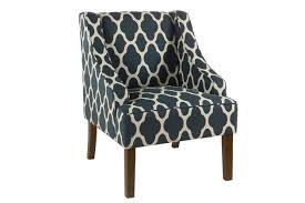 Classic Geometric Swoop Arm Chair Ashley Furniture Homestore Upholstered Accent Chairs Geometric Accent Chair Accent Chairs