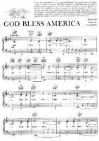 Irving Berlin God Bless America Free Downloadable Sheet