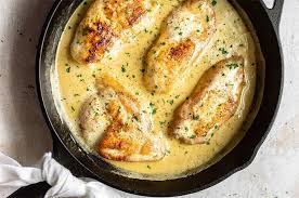 Blancs De Poulet A La Creme De Moutarde Recette Ww Recette Recettes De Cuisine Blanc De Poulet Poulet Creme