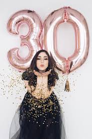 Our giant gold or rose gold mylar number balloons are the perfect statement making piece for your party! 30th Birthday 30th Birthday Ideas For Women 30th Birthday Bash Birthday Photoshoot