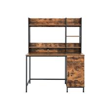 Compact and stylish student desk is perfect for home offices, dorm rooms, anywhere space is a concern. Industrial Computer Desk With Hutch For Sale Home Furniture Vasagle By Songmics
