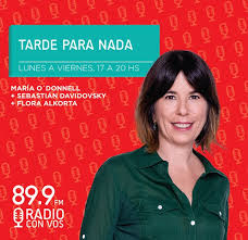 María o'donnell is the author of aramburu (4.00 avg rating, 202 ratings, 16 reviews), born (4.17 avg discover new books on goodreads. Tarde Para Nada Escucha Los Ultimos Programas Radiocut Argentina