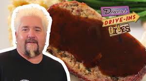 Guy Fieri Eats Bacon Wrapped Meatloaf From Ddd Food Network Youtube In 2020 Bacon Wrapped Meatloaf Food Food Network Recipes