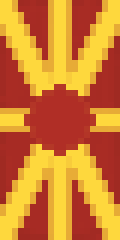 North macedonia is a new nation first formed in 1991, with much controversy over its history. Flag Of North Macedonia Minecraft Banner