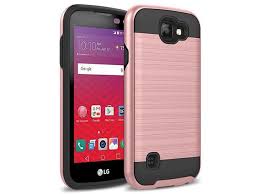 Connect your lg k3 (2017) android phone to the computer using a usb cable. Lg K3 2017 Ls450 Hybrid Metal Brushed Shockproof Tough Case Cover Rose Gold Newegg Com