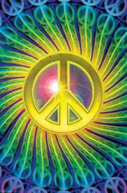 Peace Colors Poster 8 99 This Is A Bright Multi Colored Peace Poster It Measures Approx 24 X 36 Peace Poster Hippie Symbols Peace Sign Art