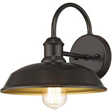 Maybe you would like to learn more about one of these? Odeums Farmhouse Barn Lights Outdoor Wall Lights Exterior Wall Lamps Industrial Wall Lighting Fixture Wall Mount Light In Oil Rubbed Bronze Finish With Copper Interior Oil Rubbed Bronze 1 Pack Walmart Com