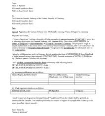 From German Mission Website Cover Letter Used Following Embassy Visa Application Samples For Cover Letter Lettering Visa