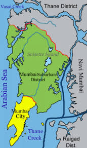 Map of Mumbai - Bombay neighborhood ...