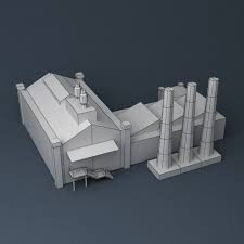 Factory 3d Max Model Trains Model Railroad Factory