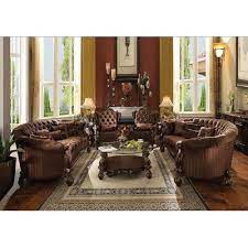Bloomsbury Market Bloomsbury Market Caerwen Sofa W 5 Pillows Brown Velvet Cherr In 2021 Formal Living Room Furniture Living Room Furniture Sofas Tuscan Living Rooms