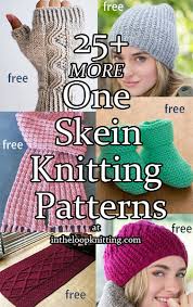 All of them fit the criteria of being. More One Skein Knitting Patterns In The Loop Knitting