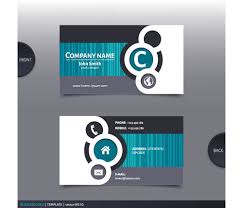 Digital business cards are quickly replacing their paper counterparts. Best Company Business Cards Vector Design 04 Free Download