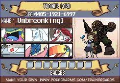 You never know when people will ask you for proof that you're a pokémon trainer. Trainer Card Maker Online Discount Shop For Electronics Apparel Toys Books Games Computers Shoes Jewelry Watches Baby Products Sports Outdoors Office Products Bed Bath Furniture Tools Hardware Automotive Parts