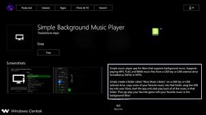 How To Play Music From A Usb Drive On Xbox One Using Simple Background Music Player Windows Central