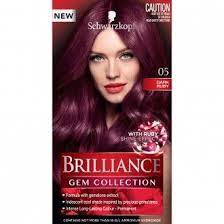 Schwarzkopf Brilliance Gem Collection 05 Dark Ruby 1 Pack Hair Color Wine Hair Cool Hair Color