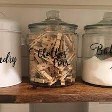Decal Only Custom Laundry Labels Laundry Canister Labels Etsy In 2021 Laundry Room Decor Diy Vintage Laundry Room Decor Laundry Room Decals