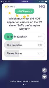 Can you guess who said these lines? Last Question On Tonight S Hq Trivia Was About Buffy I Got It Right And Won 28 Buffy