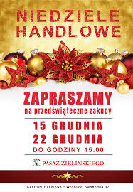 Check spelling or type a new query. Niedziele Handlowe
