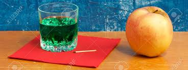 Still life with absinthe, 1887 oil on canvas, 18.3 x 13 in. Absinthe Match And Apple Still Life On A Contrasting Yellow Blue Stock Photo Picture And Royalty Free Image Image 59832559